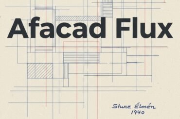 Afacad Flux Font
