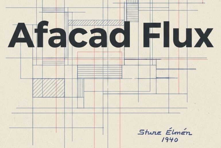 Afacad Flux Font