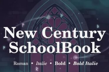 Century Schoolbook Typeface Font