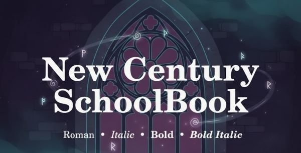 Century Schoolbook Typeface Font