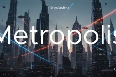 Metropolis Font