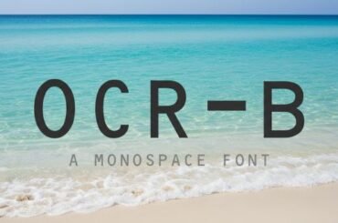 OCR-B Font
