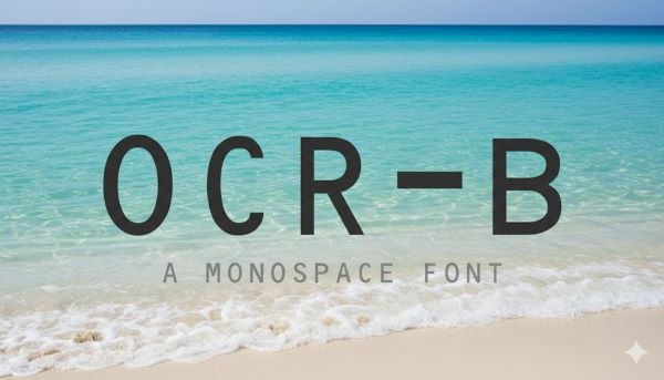 OCR-B Font