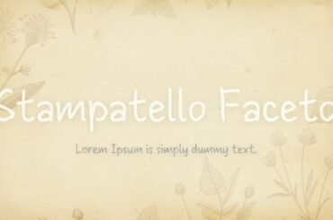 Stampatello Faceto Font