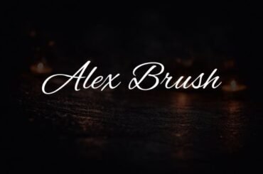 Alex Brush Font