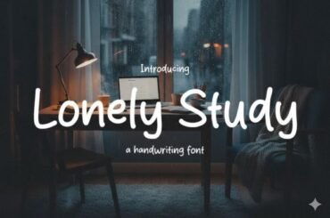 Lonely Study Font