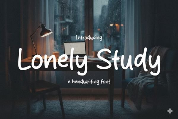 Lonely Study Font