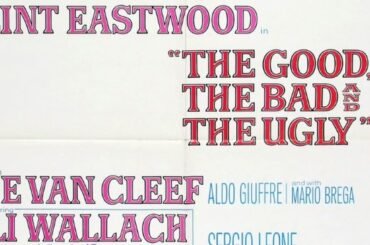 The Good the Bad and the Ugly Font