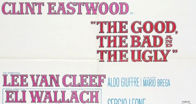 The Good the Bad and the Ugly Font