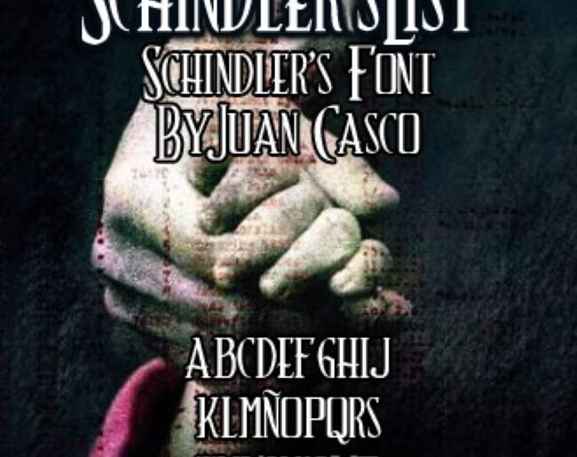 Schindler's List Font