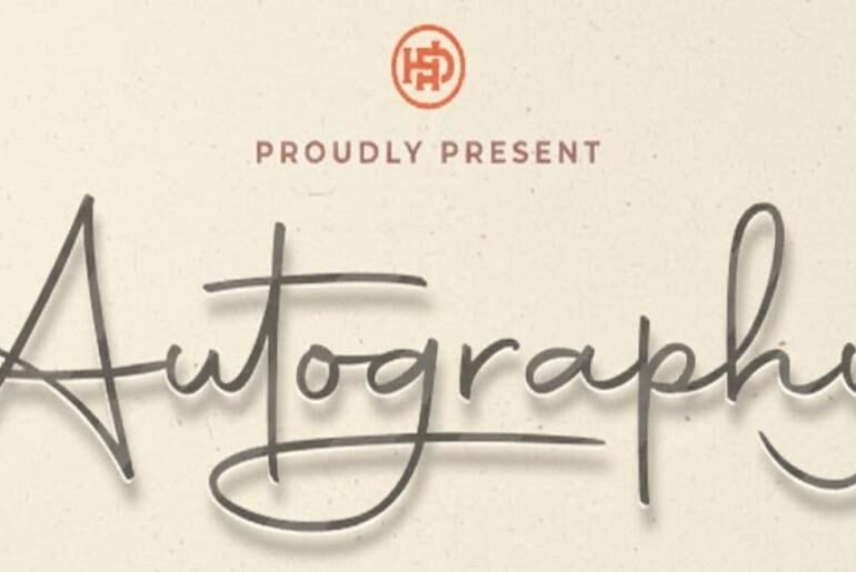 Autography Font