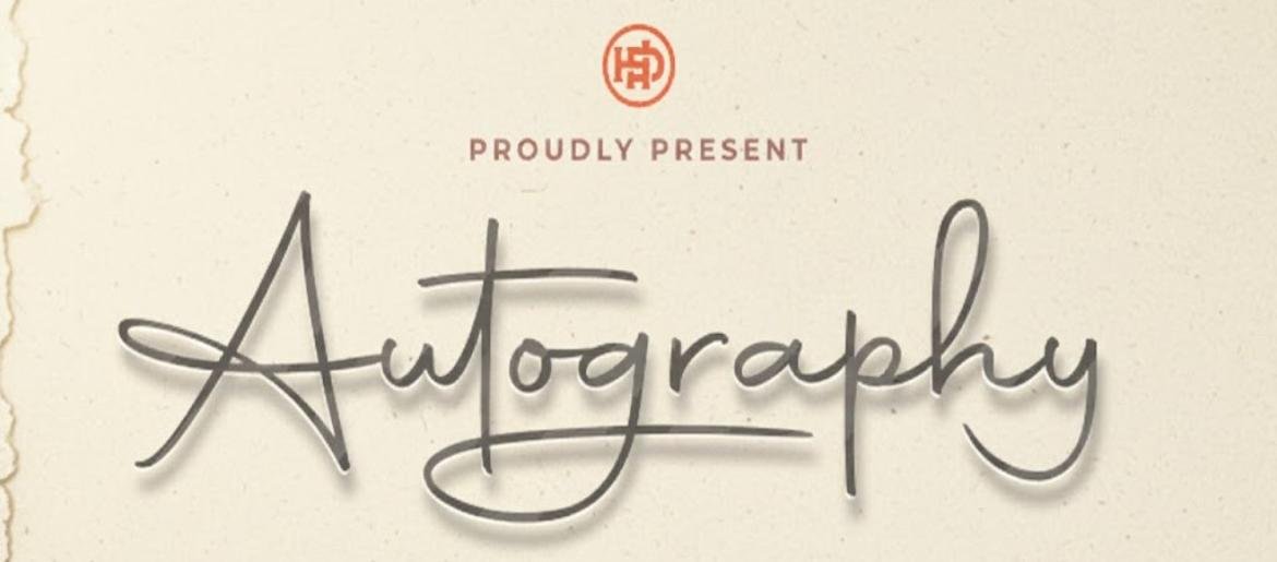 Autography Font