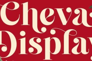 Cheva Display Font