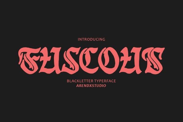 Fuscous Font