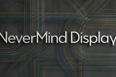 Nevermind Display Font