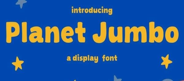 Planet Jumbo Font