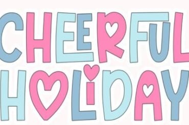 Cheerful Holiday Font