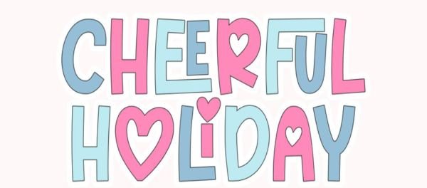 Cheerful Holiday Font