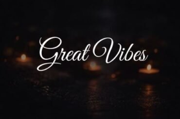 Great Vibes Font