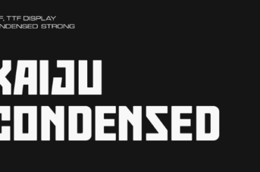 Kaiju Condensed Font