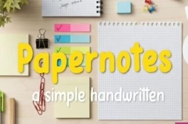 papernotes font