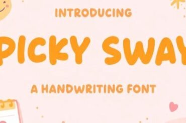 Picky Sway Font
