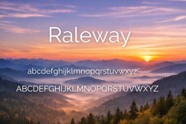 Raleway Font