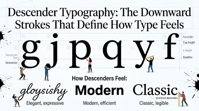 Descender Typography