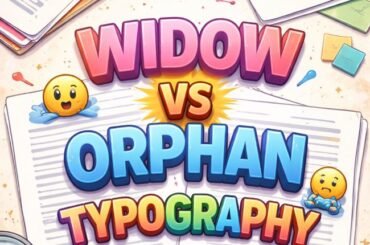 Widow vs Orphan Typography